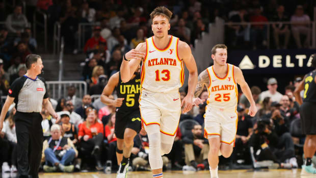 Hawks guard Bogdan Bogdanovic